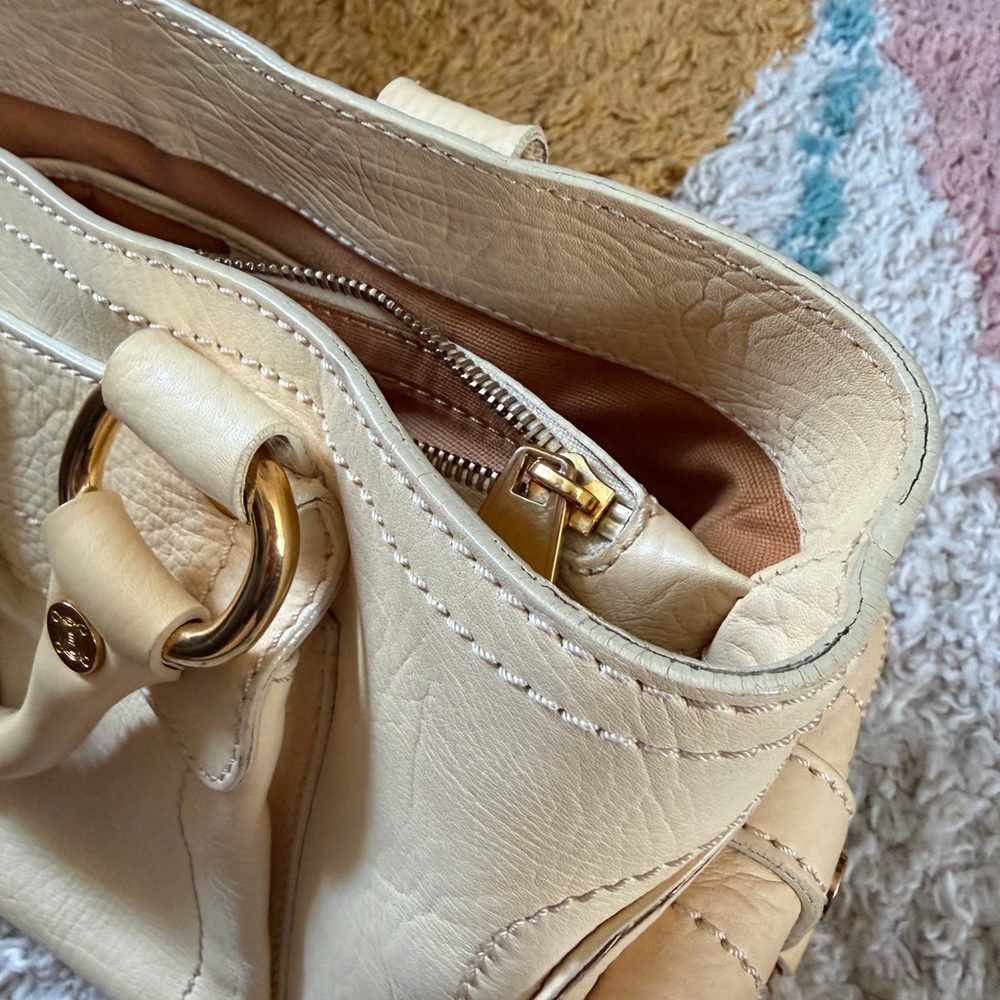 Authentic Celine Beige Leather Tote Bag Designer Handbag with virtual COA - Picture 15 of 16